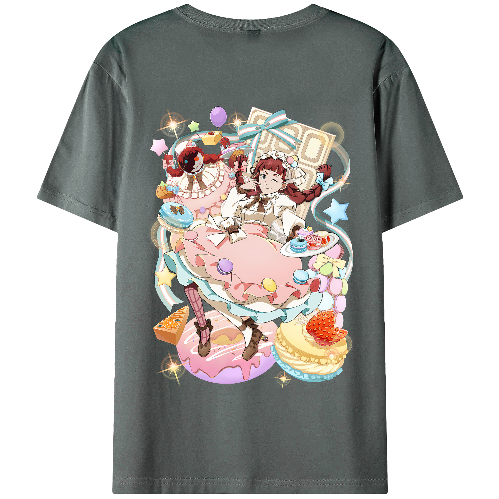 （画像用） 文豪ストレイドッグス Bungo Stray Dogs 綿100％半袖Tシャツ（背面プリント）